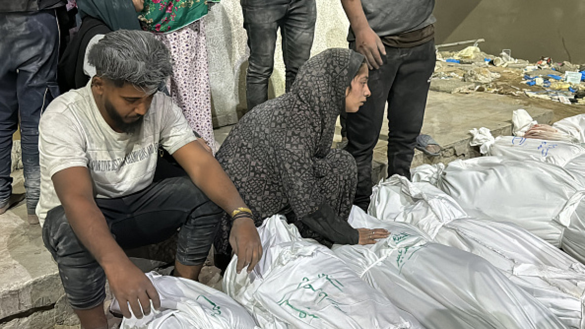 At least 87 were killed in an Israeli air strike on Beit Lahia in north Gaza [Getty]