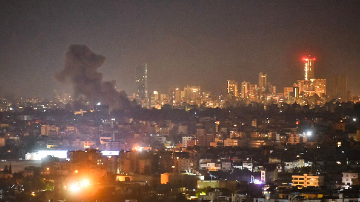 Israeli strikes on Beirut's Ouzai neighbourhood [Getty]