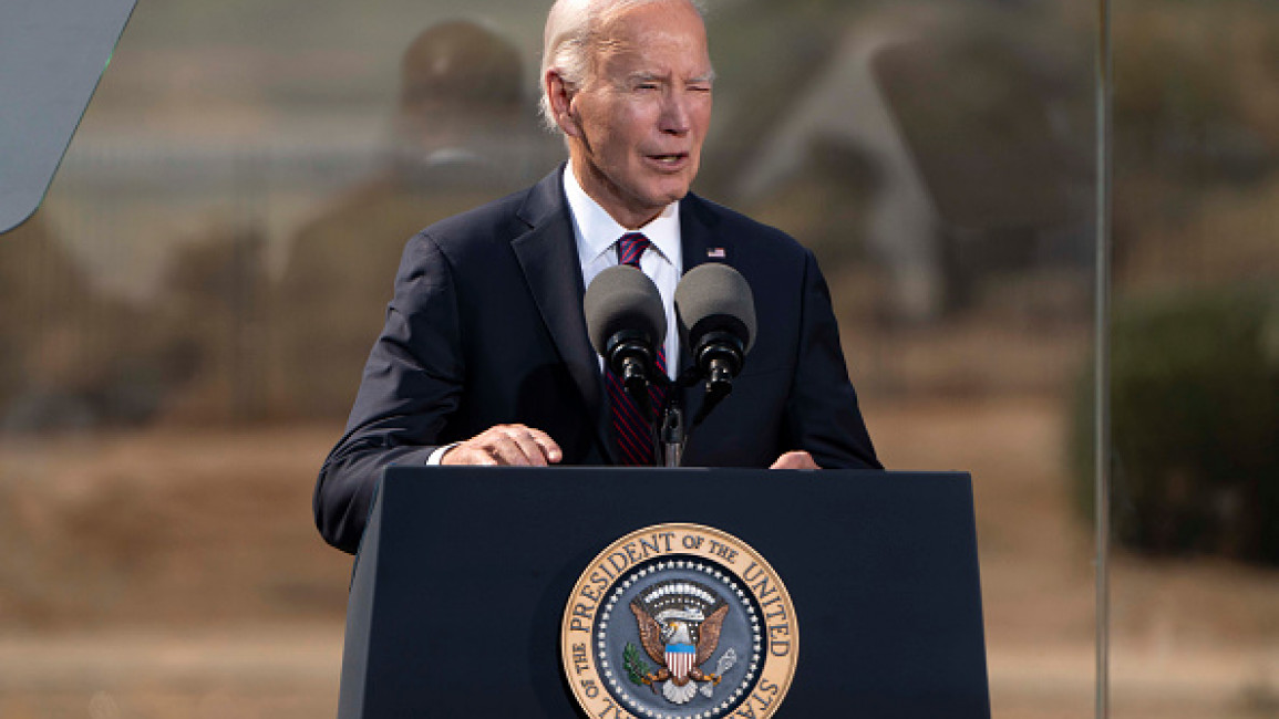 Joe Biden was asked how he could apologise for one genocide while participating in another