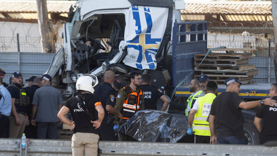 Truck ramming incident near Tel Aviv [Getty]