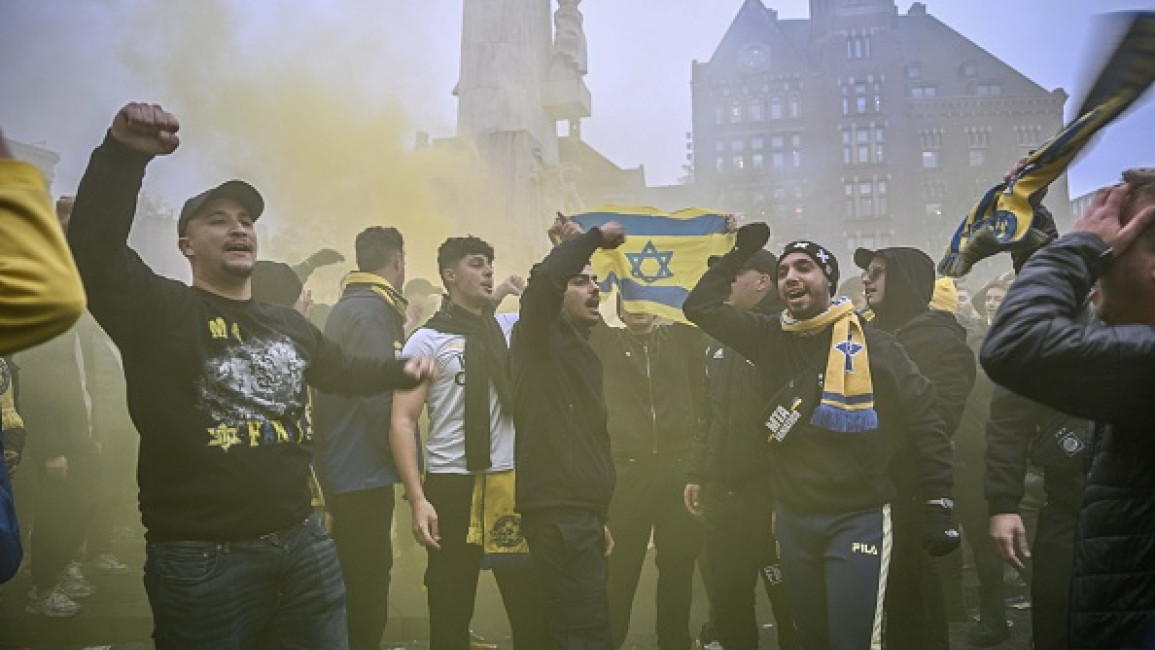 Maccabi Tel Aviv fans in Amsterdam [Getty]