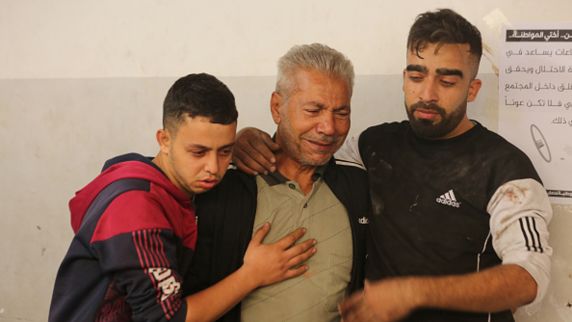 Gazans reel after Israel strike [Getty]