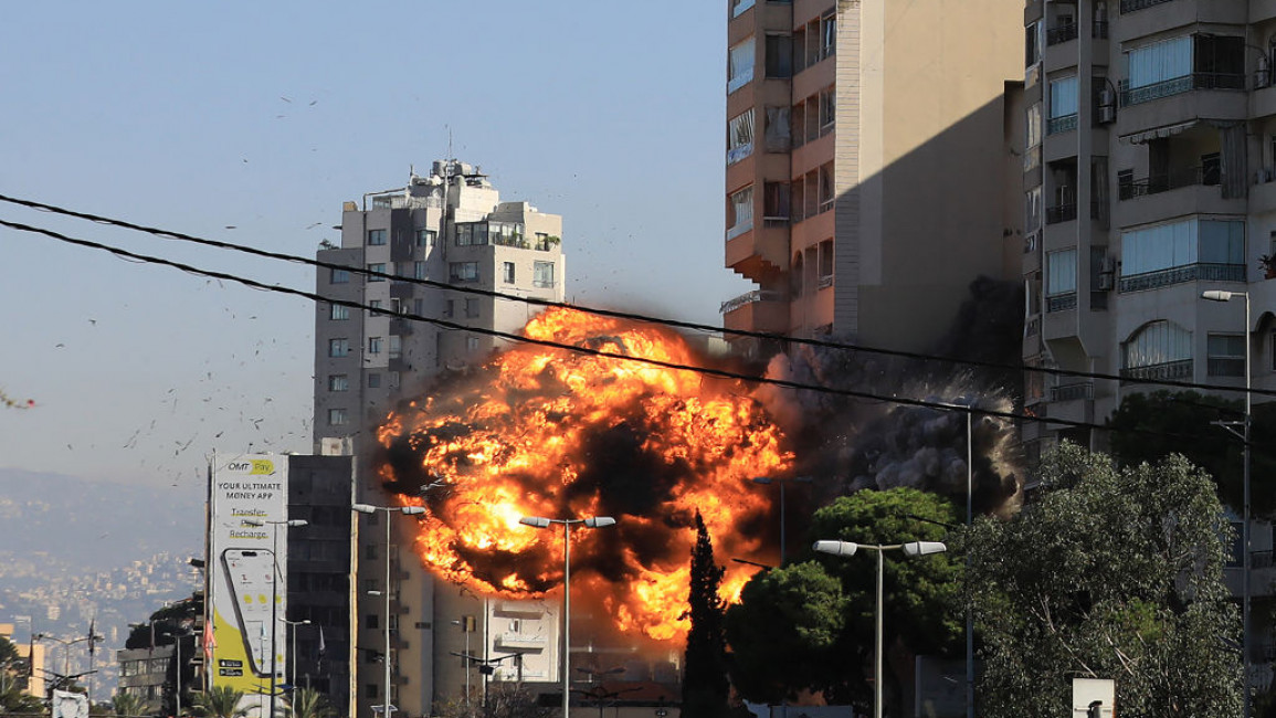 Israeli strike on Beirut's subiurb