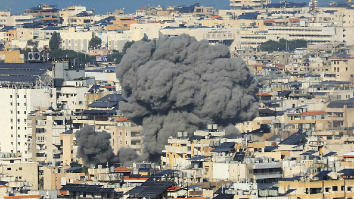 Beirut suburb struck [Getty]