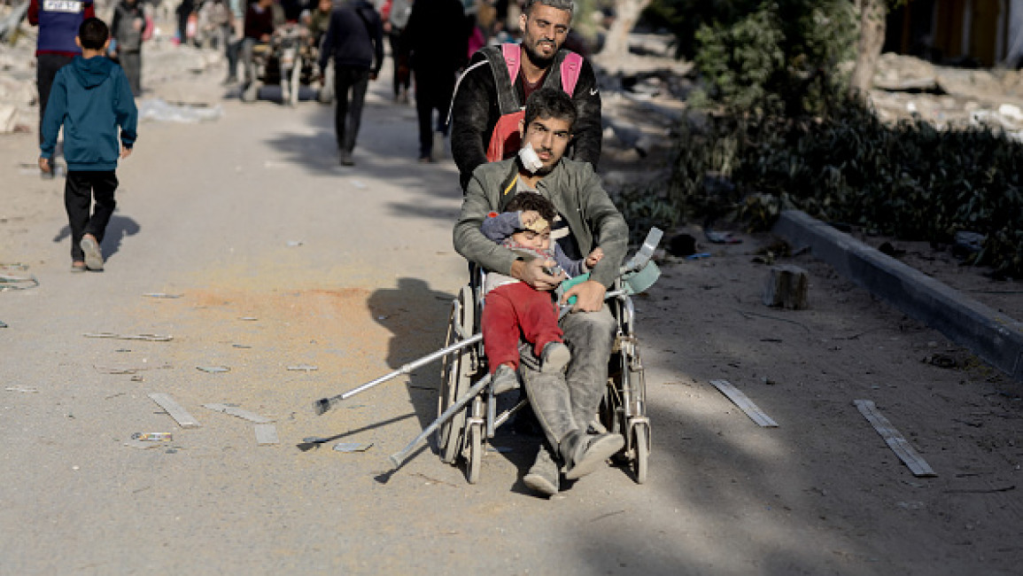 Israeli forces have continued to pound Gaza, killing scores [Getty]