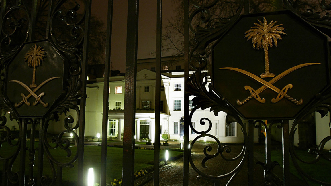 Saudi Embassy LondonAFP