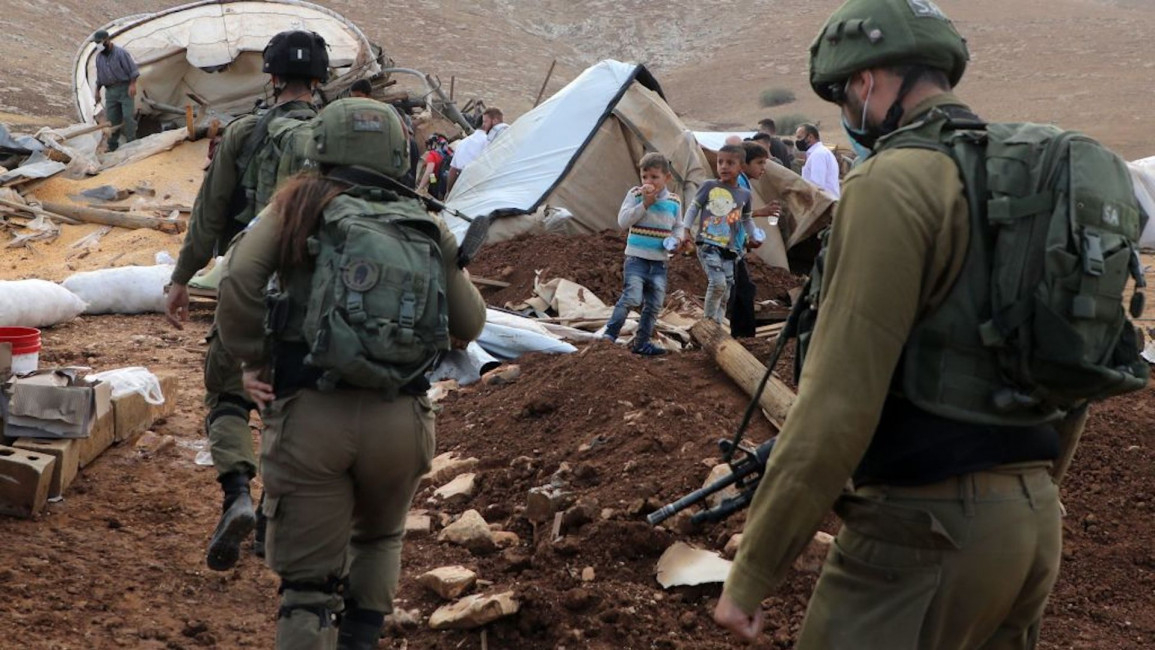 Israel Destroys West Bank Bedouin Village Again