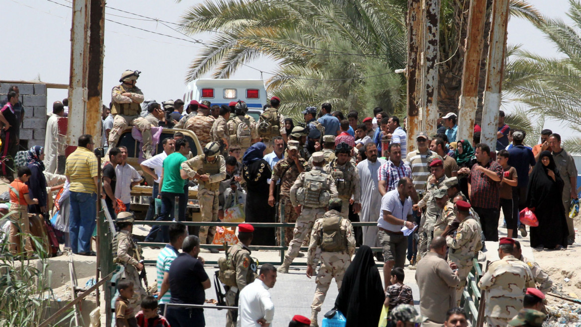 ramadi civilians fleeing afp iraq