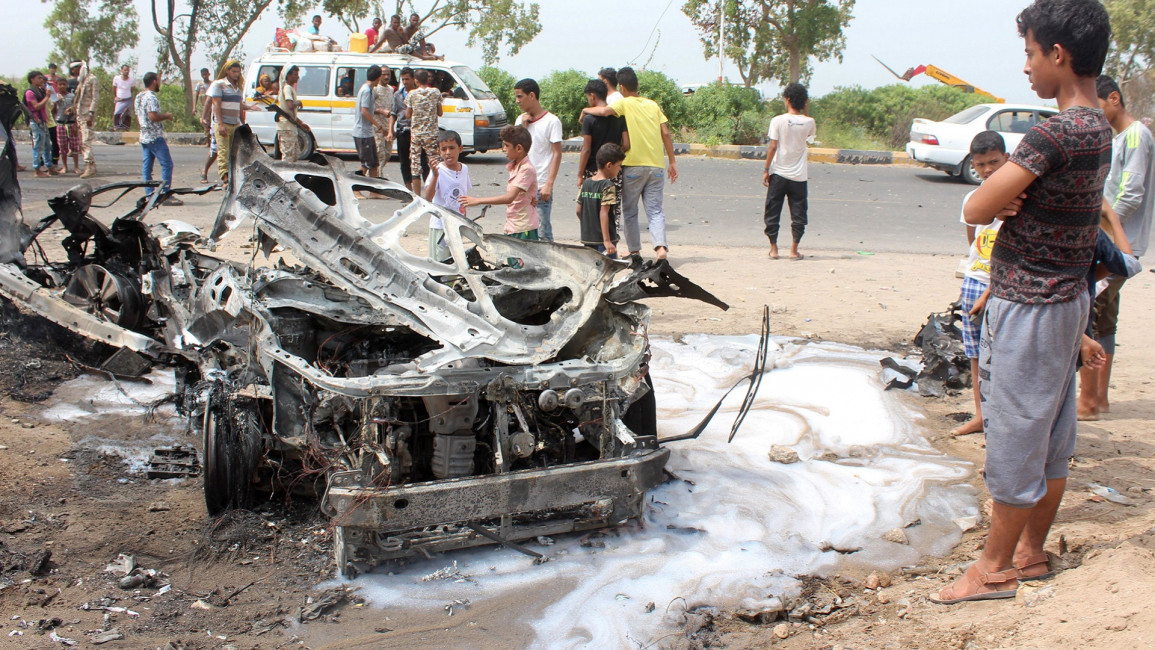 Aden bombing - AFP