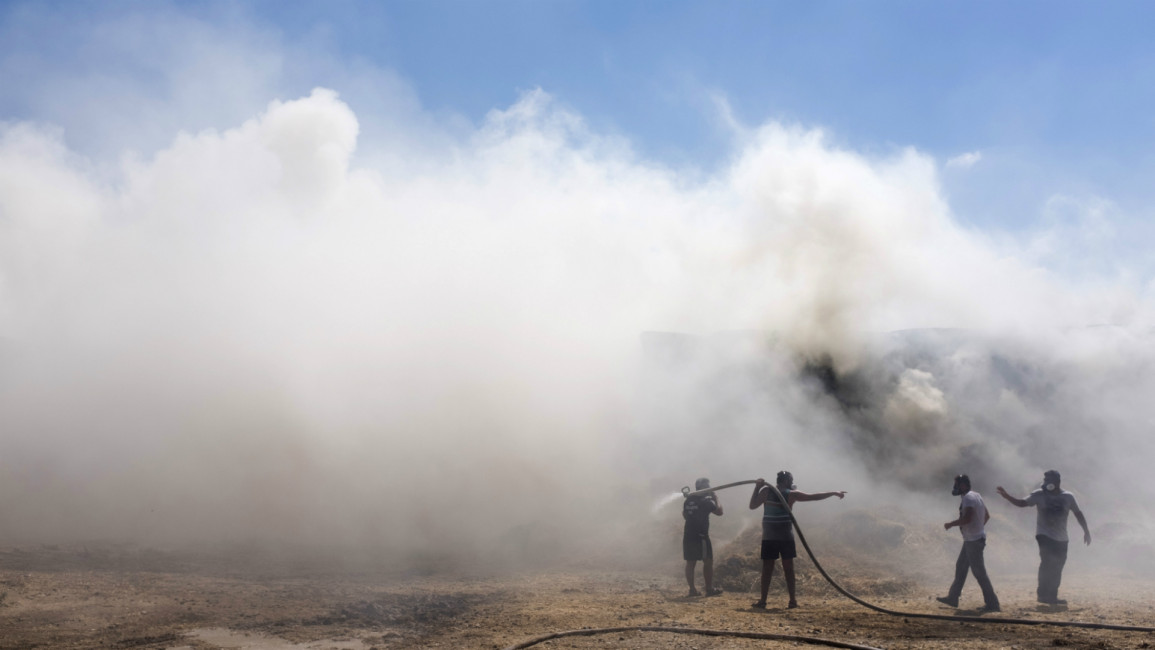 Protests at Gaza border (Getty)