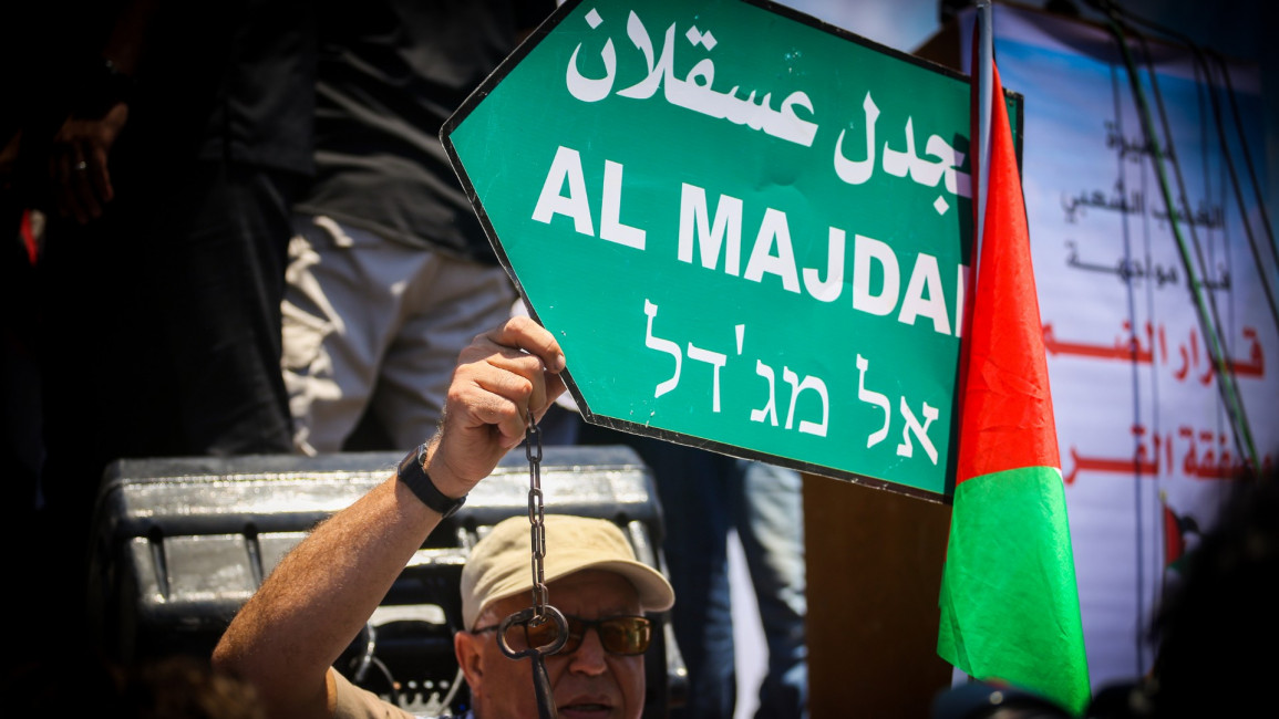 Palestinian protester -- afp