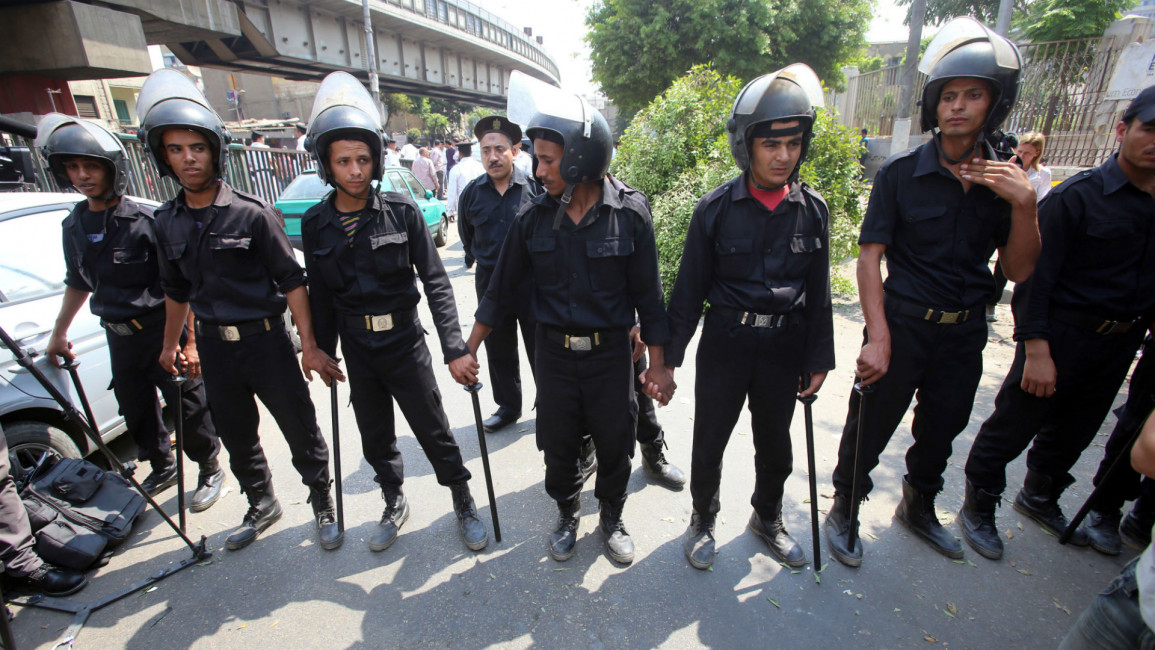 Egyptian security forces [AFP]