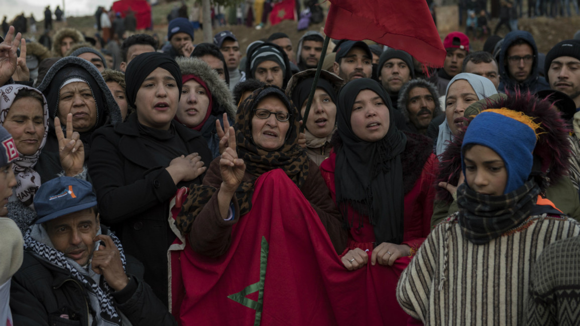 morocco jerada protest [Getty]